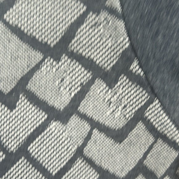 Palm Harbour Tunic T-shirt Heather Blue with Palm Leaf Print Short Sleeve 2X - Picture 7 of 12